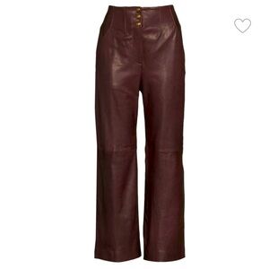 VERONICA BEARD
Arcello Leather High Rise Pants size 8